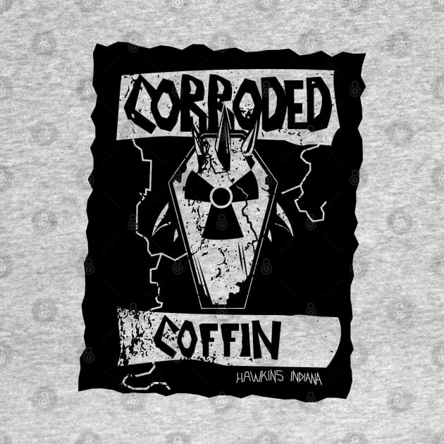 Corroded Coffin Metal Logo Thrash by Gimmickbydesign